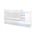 Bed MiniMAX NEW white+baby blue